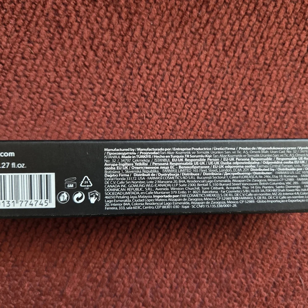 New Farmasi Zen Extension Lash Mascara 0.27 Fl Oz